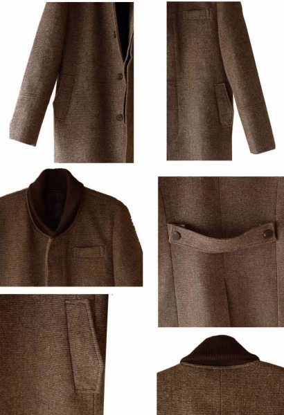 楽天市場】ファラオコート メンズ ウールコート ヘチマ襟 ショール