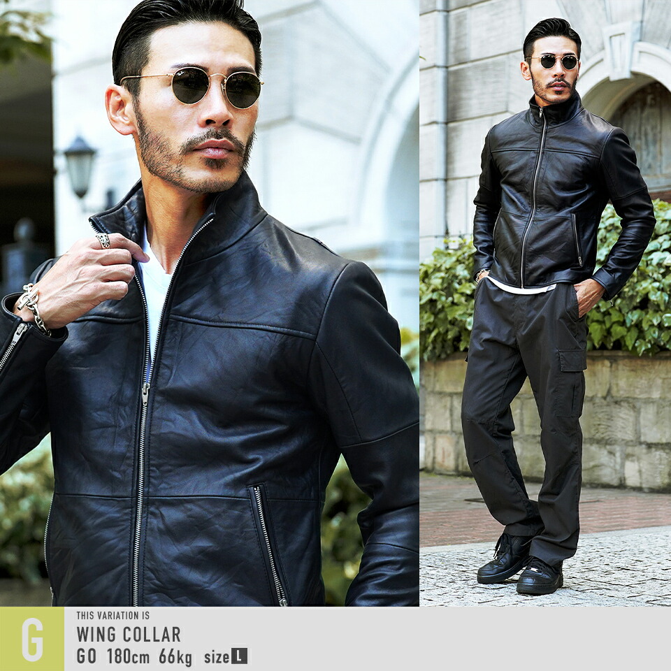 楽天市場】【最大72%OFF】革ジャン 本革 ライダースジャケット