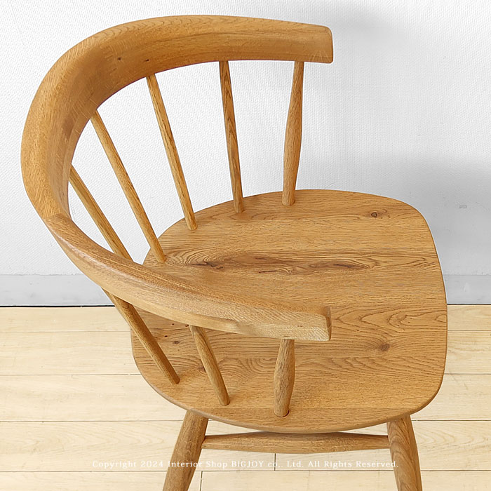 楽天市場】ダイニングチェア 肘付き アームチェア オーク材 オーク無垢