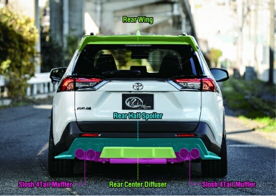 楽天市場】KUHL RACING RAV-SS リアウィング RAV4 社外エアロパーツ