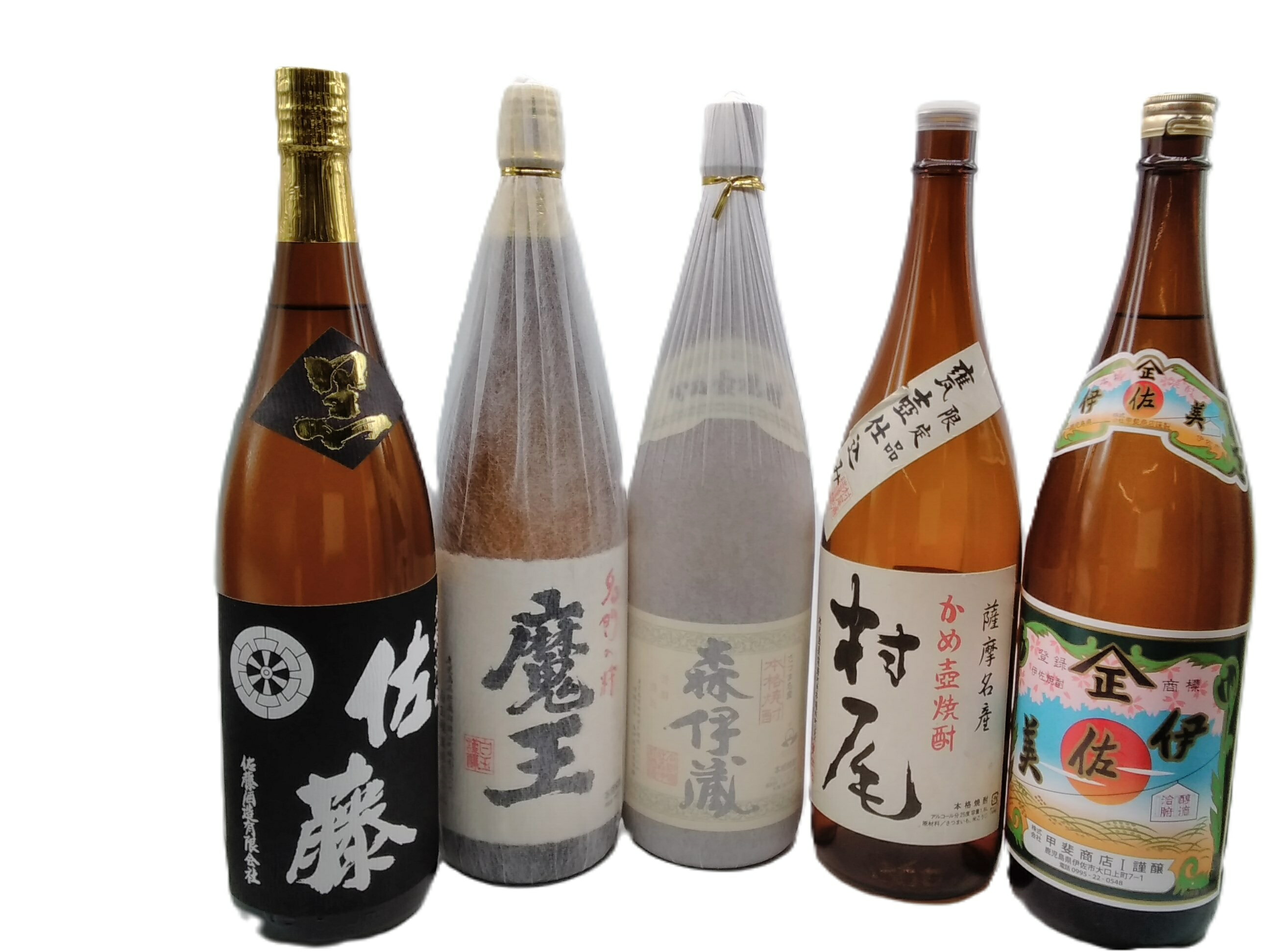 楽天市場】【送料無料】幻の焼酎セット森伊蔵・魔王・伊佐美・佐藤 黒