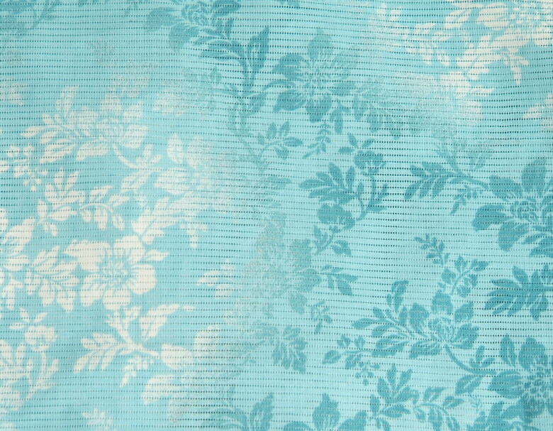 楽天市場】浴衣 ゆかた 綿絽生地 凪ブランド 水色 花唐草文様 夏の装い