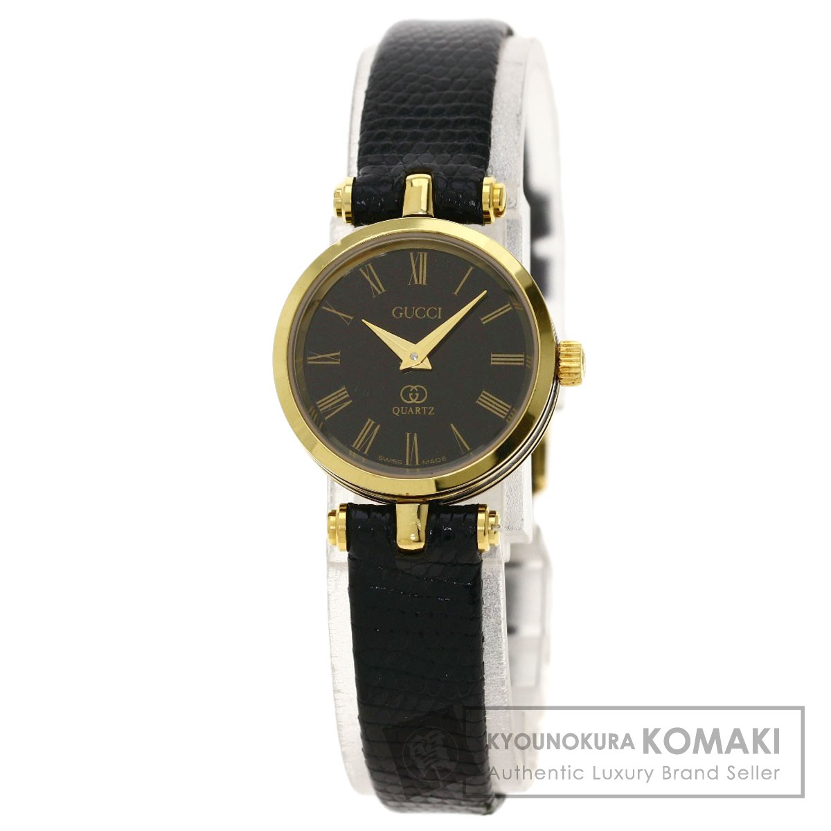 楽天市場】グッチ シェリーライン 腕時計 GP/リザード レディース