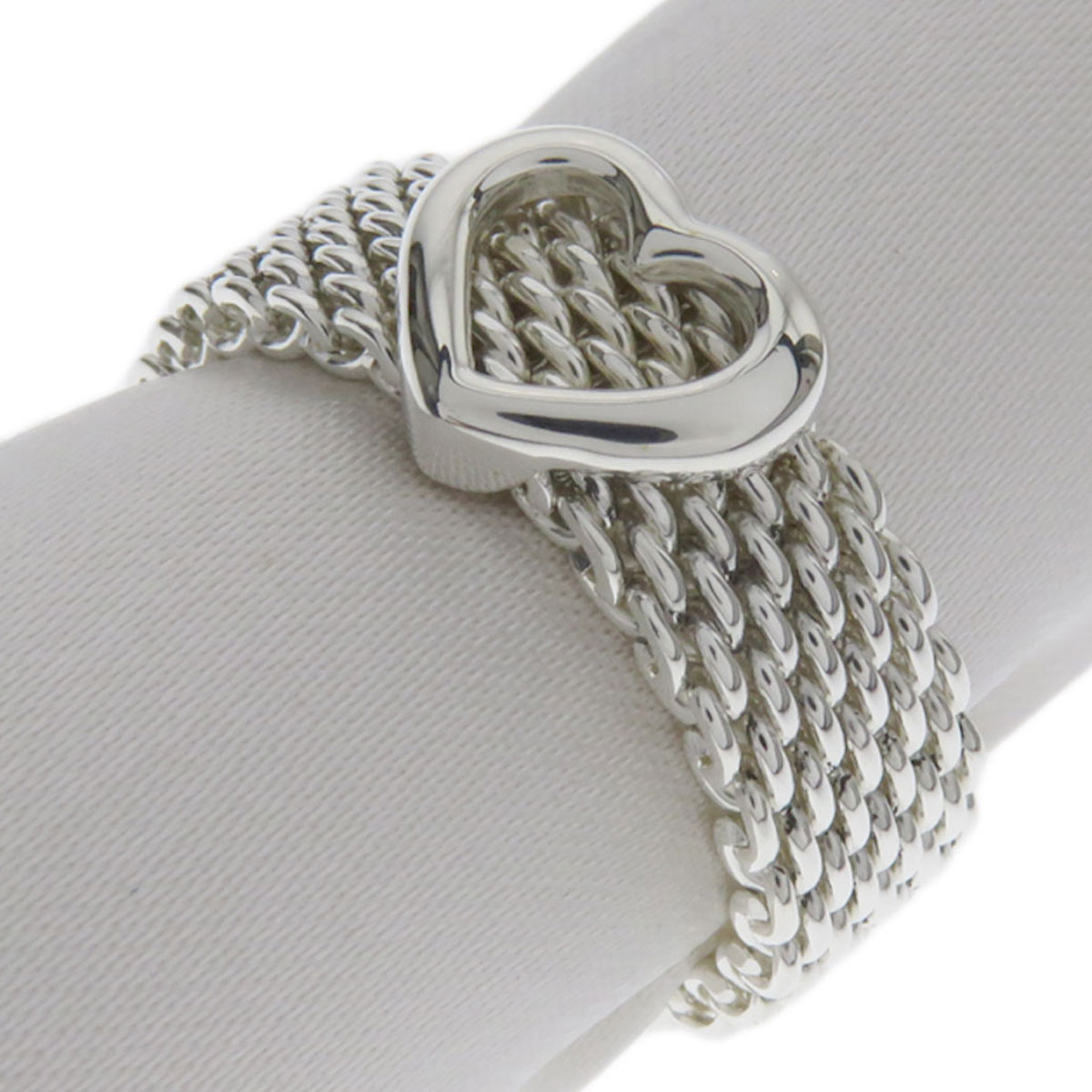 楽天市場】ティファニー サマセットハート メッシュ リング・指輪