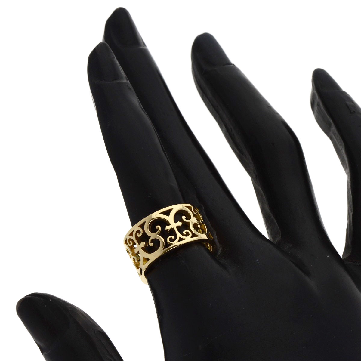 楽天市場】ティファニー エンチャント ワイド リング・指輪 K18