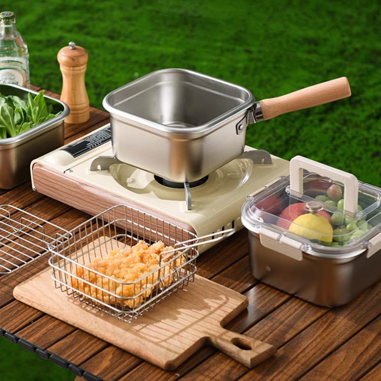 楽天市場】天ぷら鍋 スクエア 角型 揚げ鍋 IH対応 直火OK 揚げ物鍋