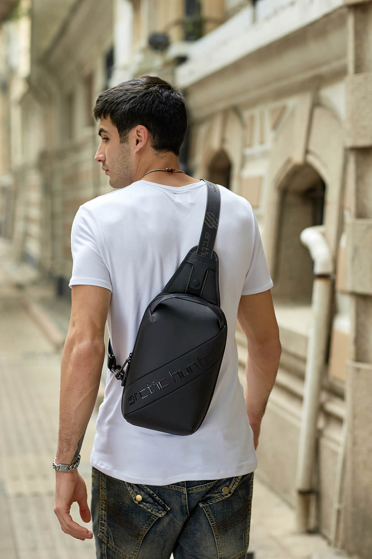 楽天市場】メンズクロスボディバッグ クリエイティブストレージ 斜