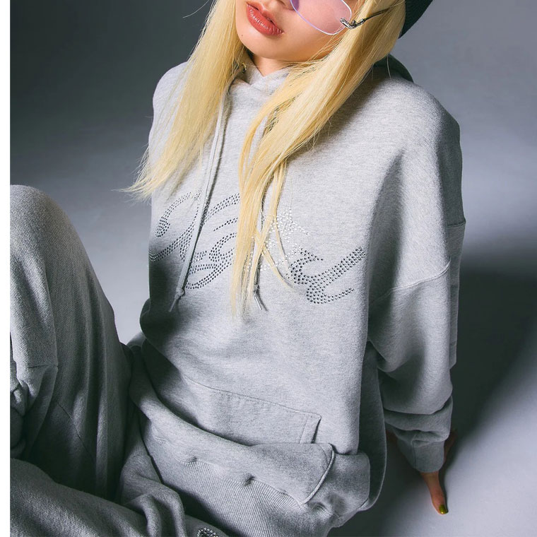 楽天市場】【40%OFF】エックスガール パーカー X-girl RHINESTONE STAR