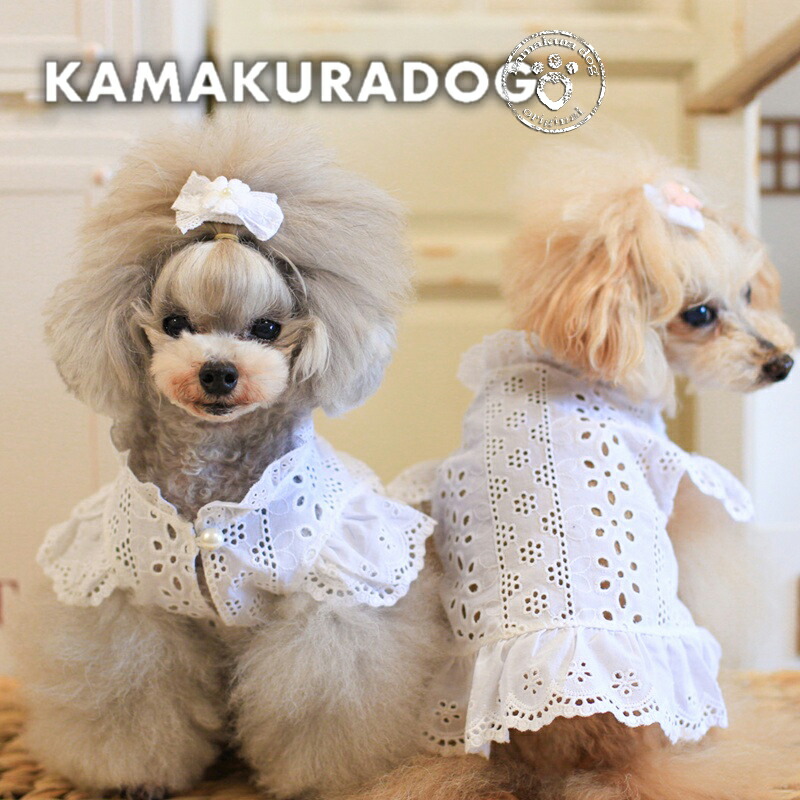 楽天市場】【犬 服 ワンピース】アイレットレースワンピース 鎌倉DOG