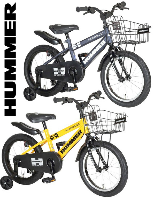 楽天市場】HUMMER ハマー補助輪付き子供用16インチ自転車BMXスタイル