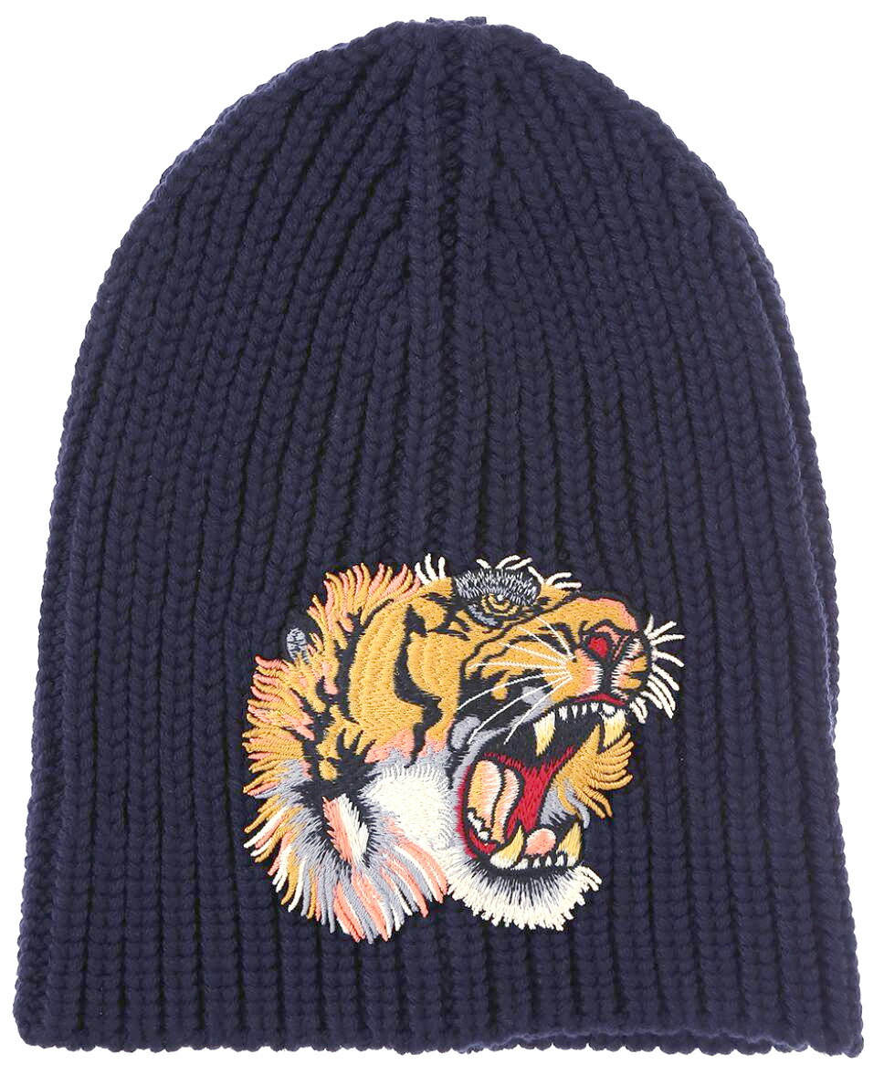 楽天市場】GUCCI グッチ ワンポイント虎 タイガー刺繍ロゴウールニット