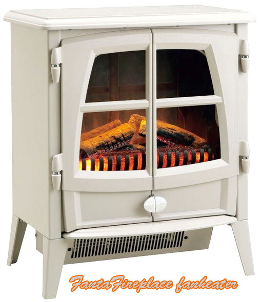 楽天市場】電気温風暖炉型ファンヒーター大型暖房器具電気ストーブ