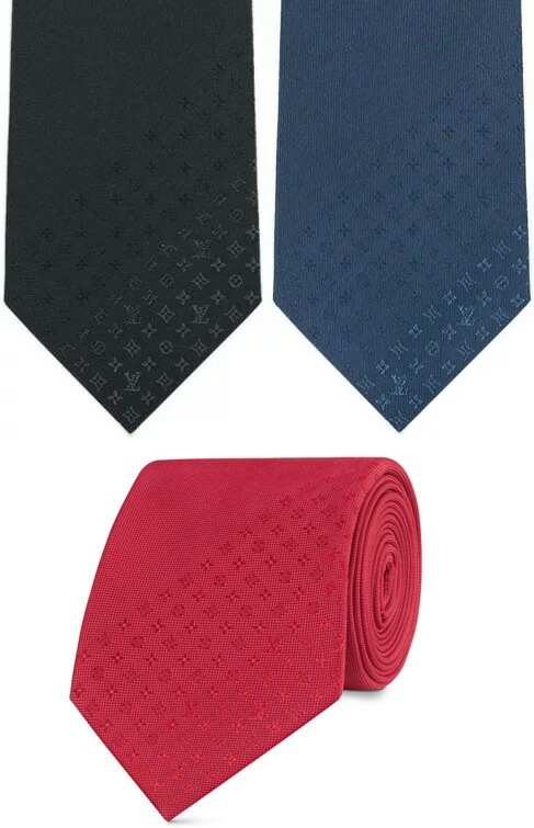 楽天市場】LOUIS VUITTON ルイヴィトン ネクタイネイビー ダークグレー