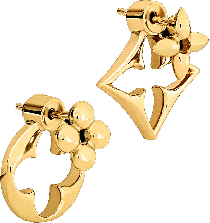 楽天市場】LOUIS VUITTONルイヴィトン アシンメトリーピアス打ち抜き