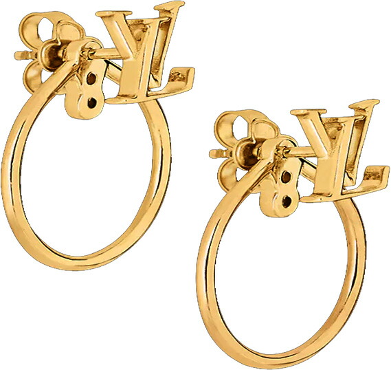 楽天市場】LOUIS VUITTONルイヴィトン リングピアスLVイニシャルロゴ