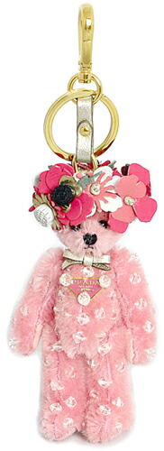 楽天市場】PRADA プラダキーリング＆フックホルダーテディーベアー