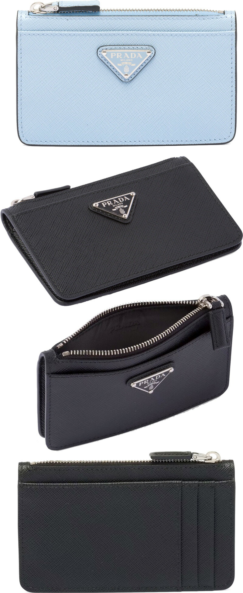 楽天市場】PRADA プラダ ファスナー小銭入れ付きクレジットカード
