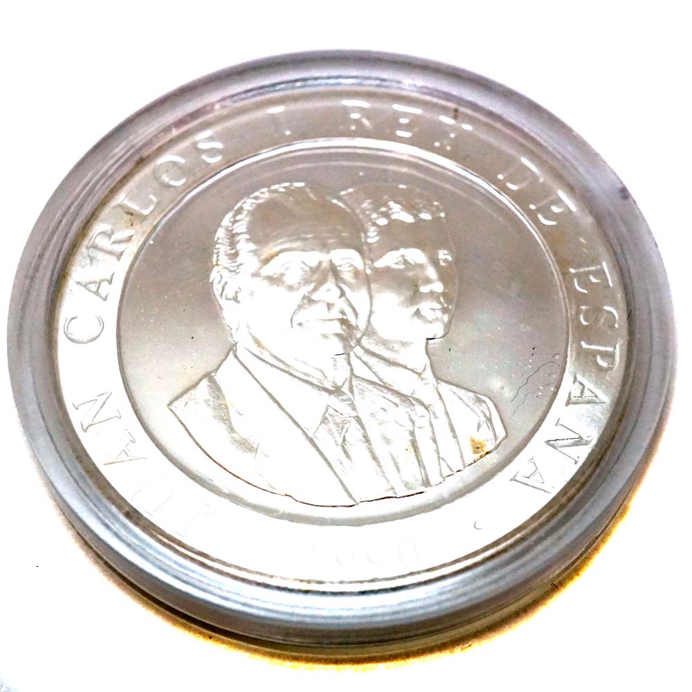 楽天市場】【記念銀貨】バルセロナオリンピック記念 2000ペセタ SV925