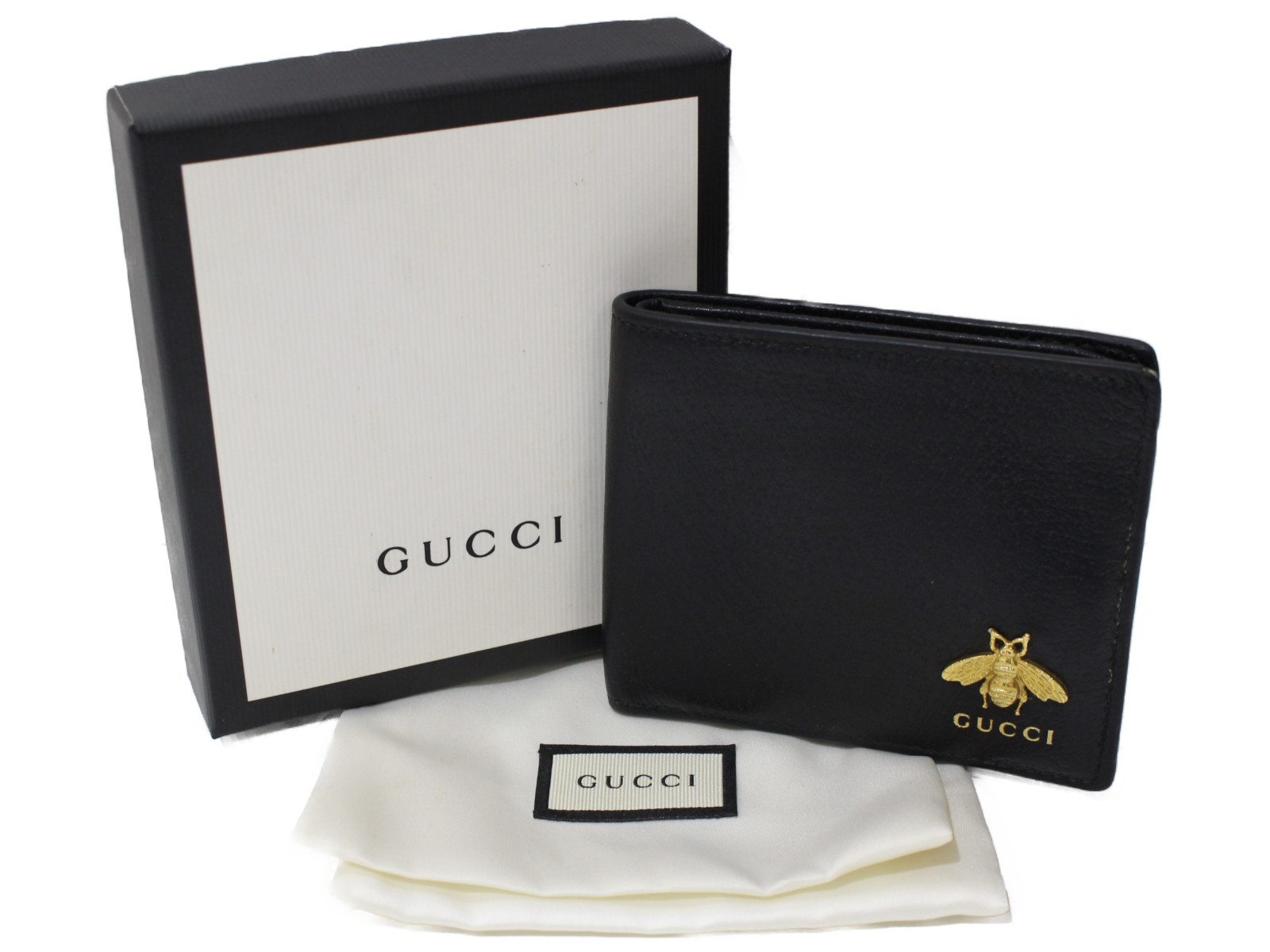 楽天市場】【箱・布袋あり】GUCCI グッチ 二つ折り財布 523664