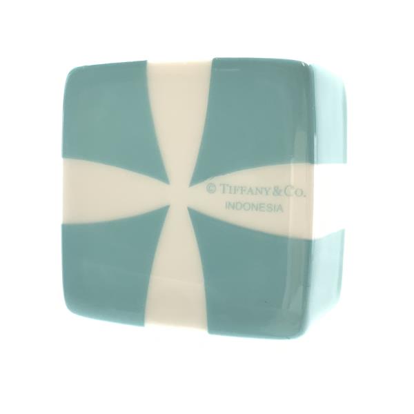 楽天市場】未使用 TIFFANY ティファニー ミニブルー ボウボックス 小物