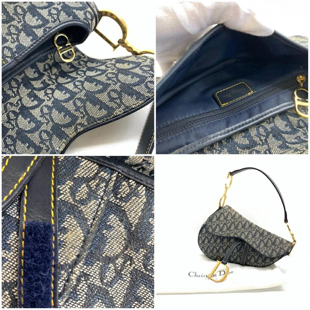 楽天市場】Christian Dior クリスチャンディオール サドルバッグ