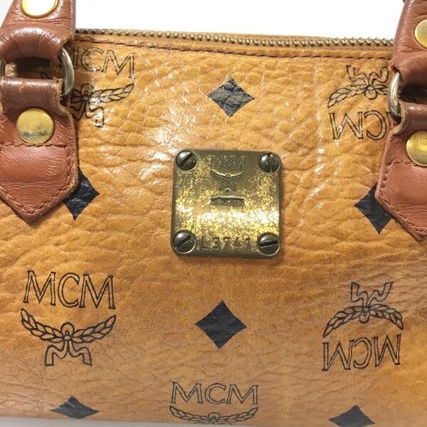 楽天市場】MCM エムシーエム 中古品 USED-B ミニボストンバッグ レザー