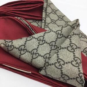 楽天市場】GUCCI【グッチ】・特上品・シルクスカーフ バレンタイン限定