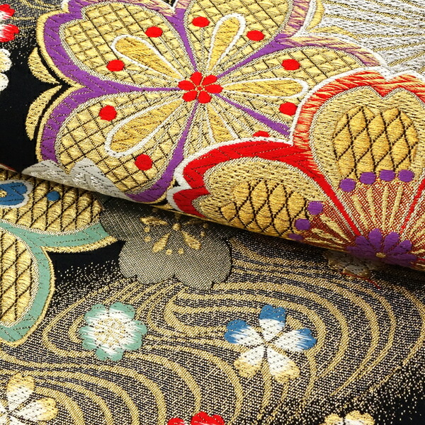 楽天市場】≪20%OFF/スーパーSALE≫廣部商事 振袖用 袋帯 黒 仕立て