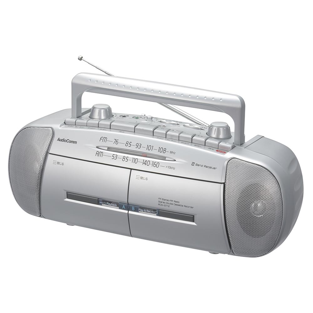 楽天市場】(オーム電機)ダブルラジカセレコーダー（口径76mmスピーカー