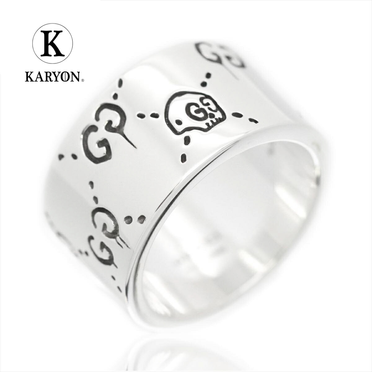 楽天市場】【ギフト品質】グッチ GUCCI リング 指輪 ゴースト シルバー