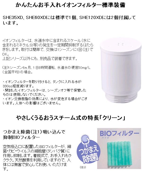 楽天市場】三菱重工冷熱 SHE60XD-W スチームファン蒸発式加湿器