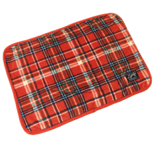 楽天市場】ライフライク タータンチェックブランケット Sサイズ レッド