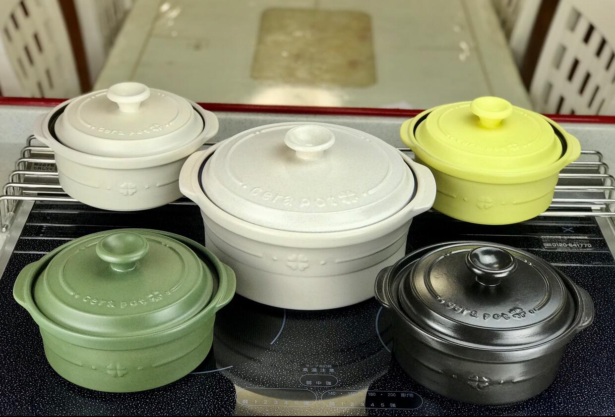 楽天市場】セラポットミニ フタのみ! 4色 送料無料 日本製 空焚鍋 土鍋