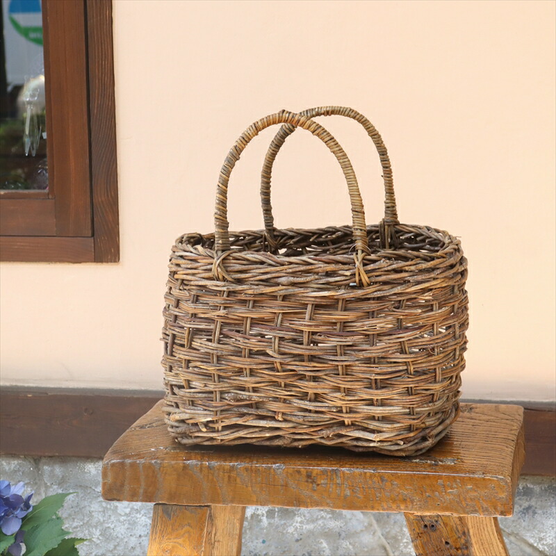 楽天市場】かごバッグ あけびの蔓 ハンドバッグ : ガラタバザール