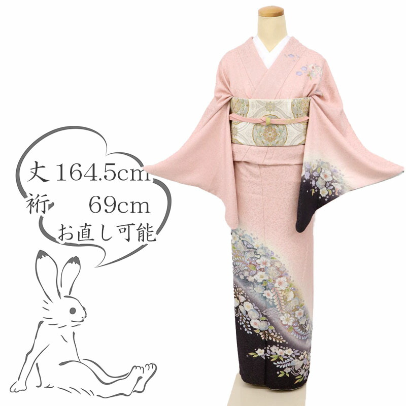 楽天市場】《楽天スーパーSALE》【中古】長尺 訪問着 華やぎの辻が花