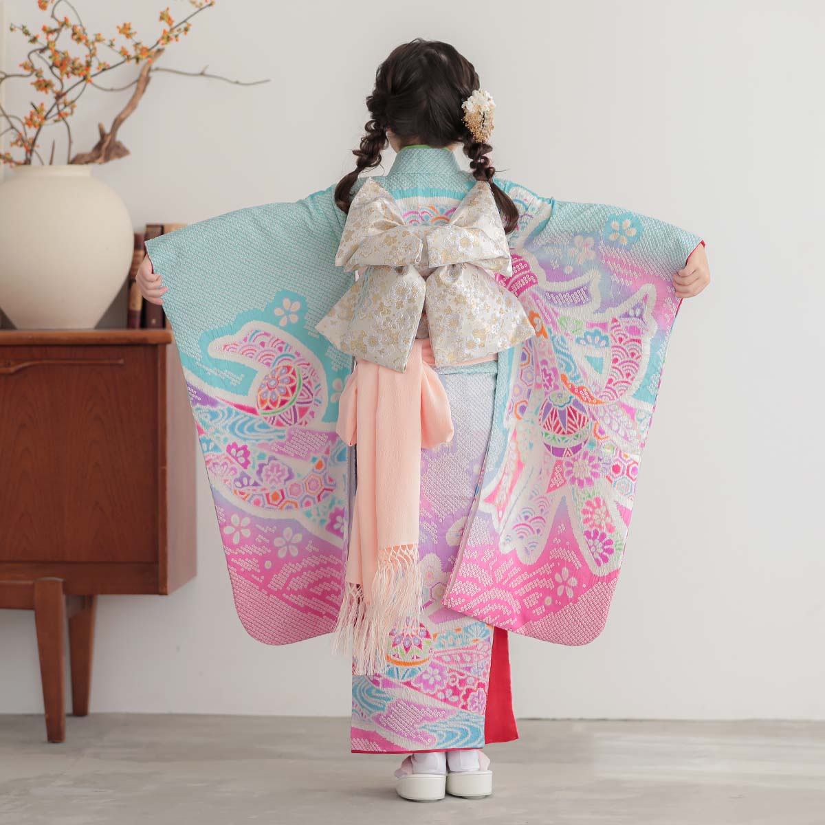 楽天市場】【レンタル】753 七五三 着物 7歳 フルセット 女の子