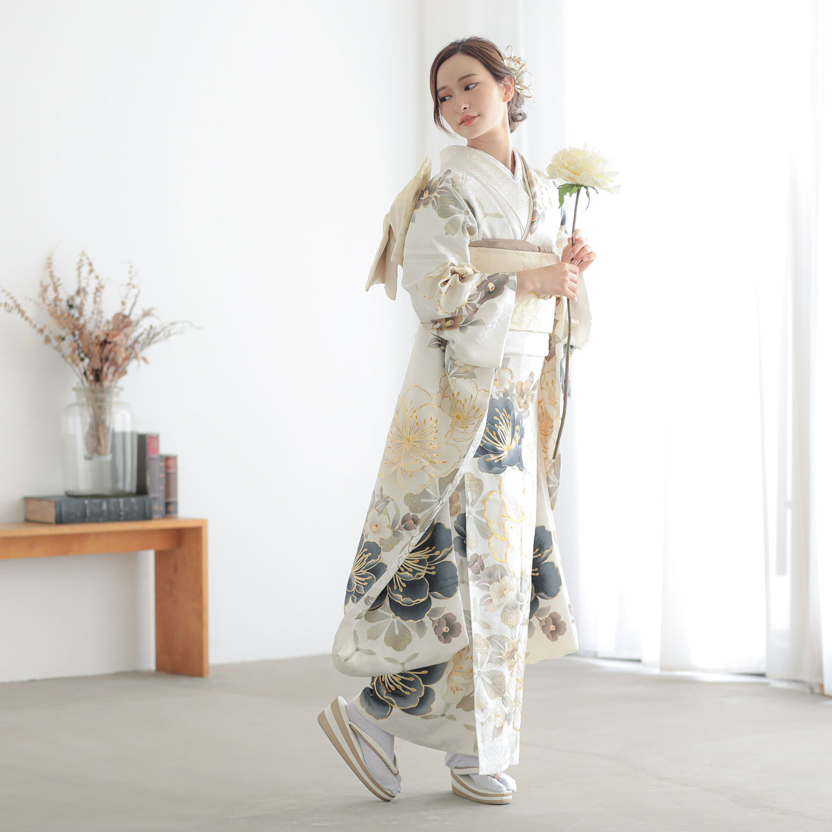 楽天市場】成人式早割クーポン10％オフ【振袖 レンタル】RS2075 正絹