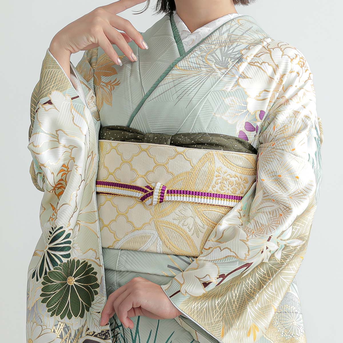 楽天市場】成人式早割クーポン10％オフ【振袖 レンタル】RS2078 正絹