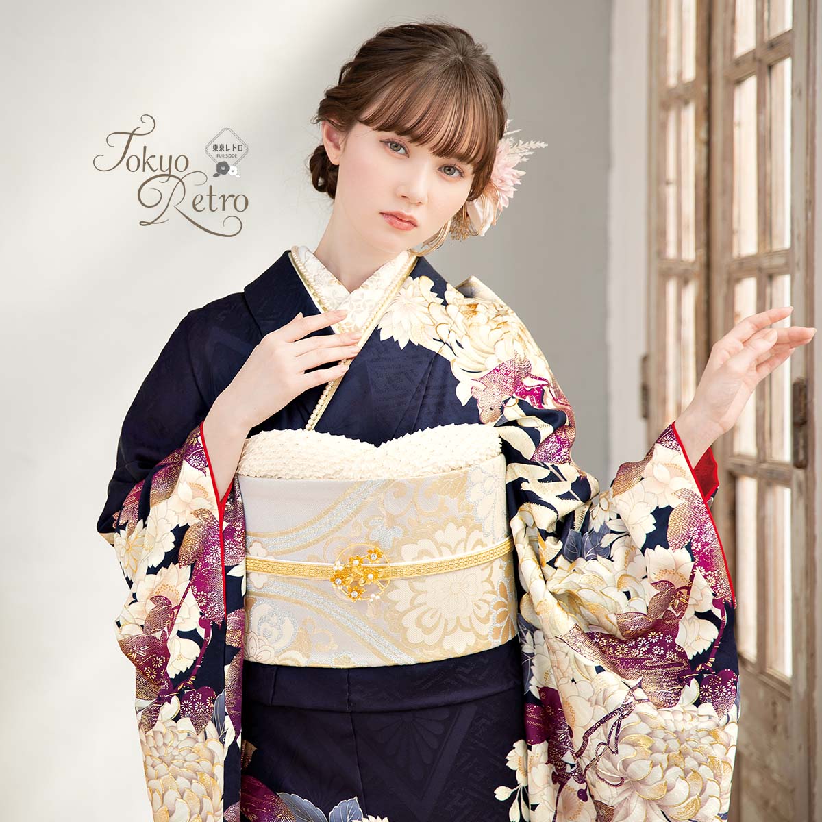 楽天市場】成人式早割クーポン10％オフ【振袖 レンタル】RS2104 正絹