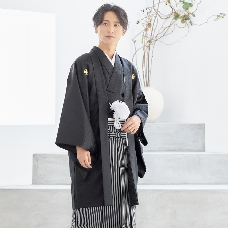 楽天市場】【レンタル】卒業式 袴レンタル 男 紋付 羽織袴〔Y001-Y170