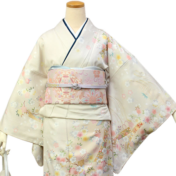 楽天市場】訪問着 セット 正絹 仕立て上がり 4点セット フリーサイズ