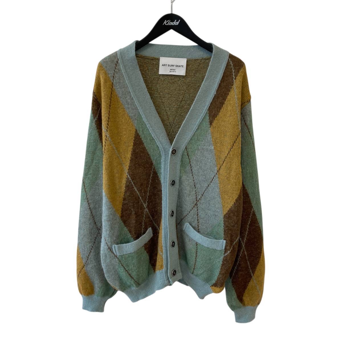 楽天市場】アーガイル カーディガン（カラーブルー）（メンズ