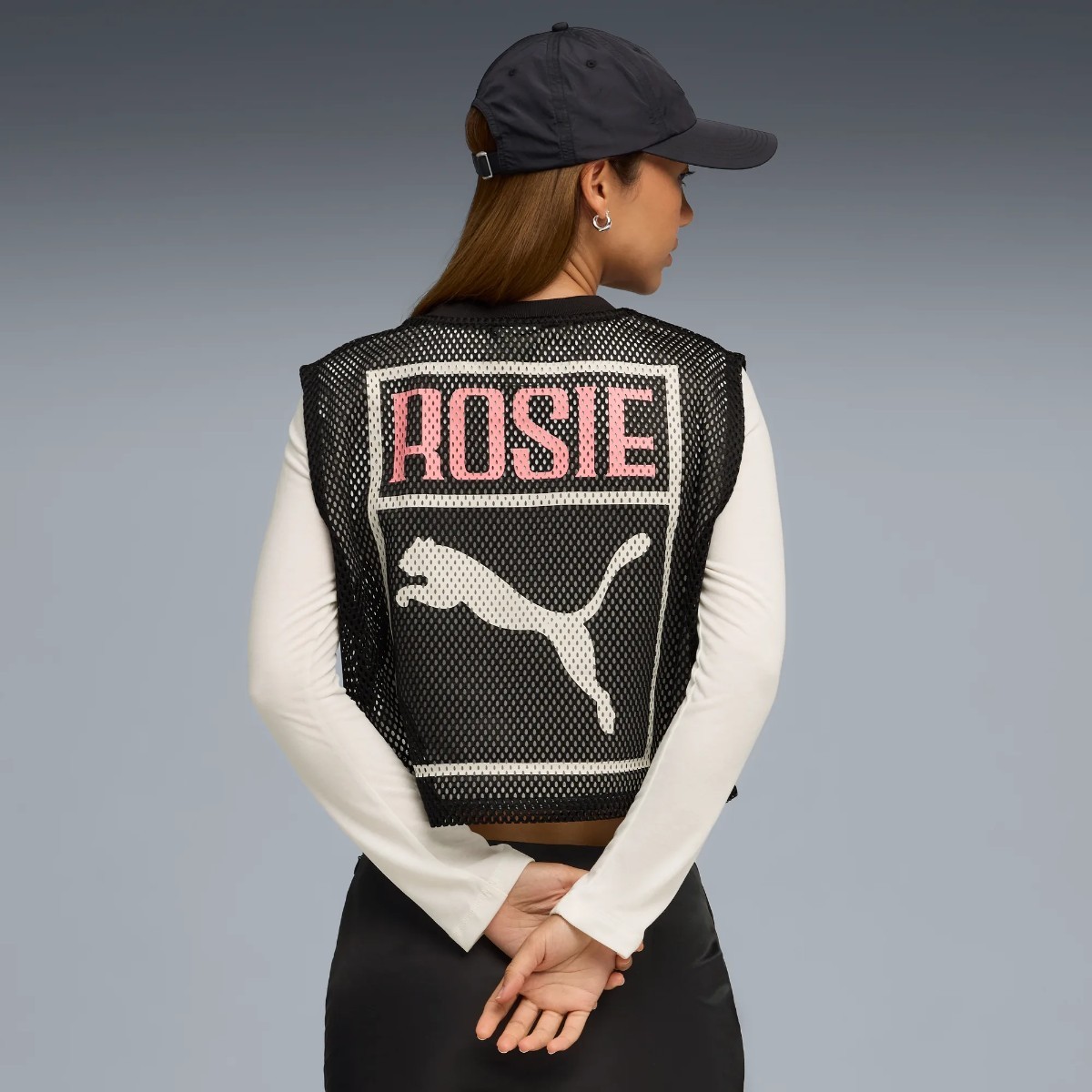 楽天市場】PUMA x ROSE RELAXED MESH TOP (PUMA Black) (プーマ x ロゼ