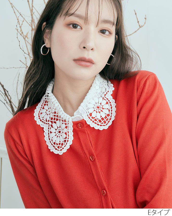 楽天市場】クーポン利用で980円！付け襟《総レースデザイン付け襟 全8