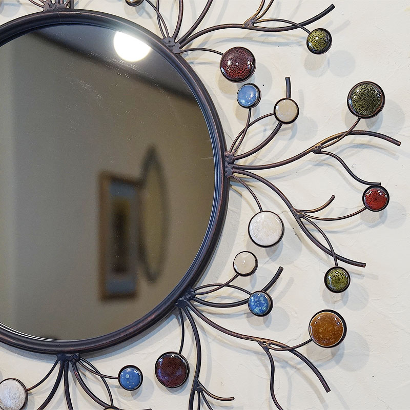 楽天市場】【スーパーセール価格】 壁飾り アイアン 陶器 壁掛け