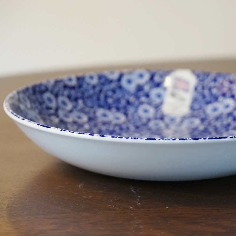 楽天市場】Calico ブルーキャリコ バーレイ社 パスタプレート 皿