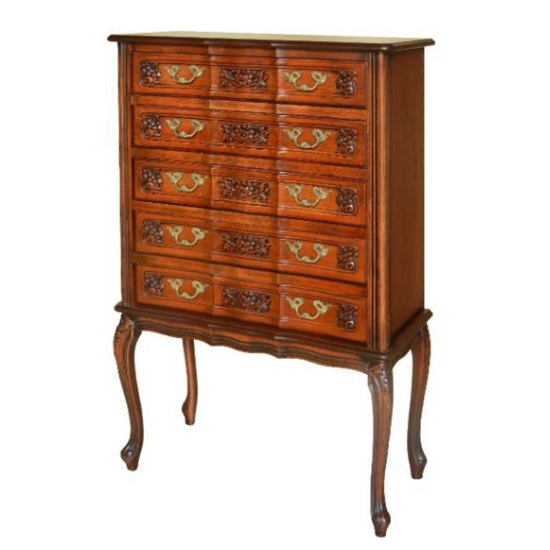 楽天市場】イタリア家具 クラウディオ 5段チェスト ウォールナット