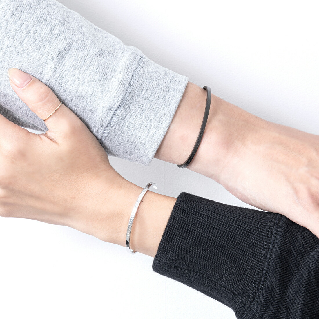 楽天市場】【10%OFF】バングル ペアセット silver925 レディース