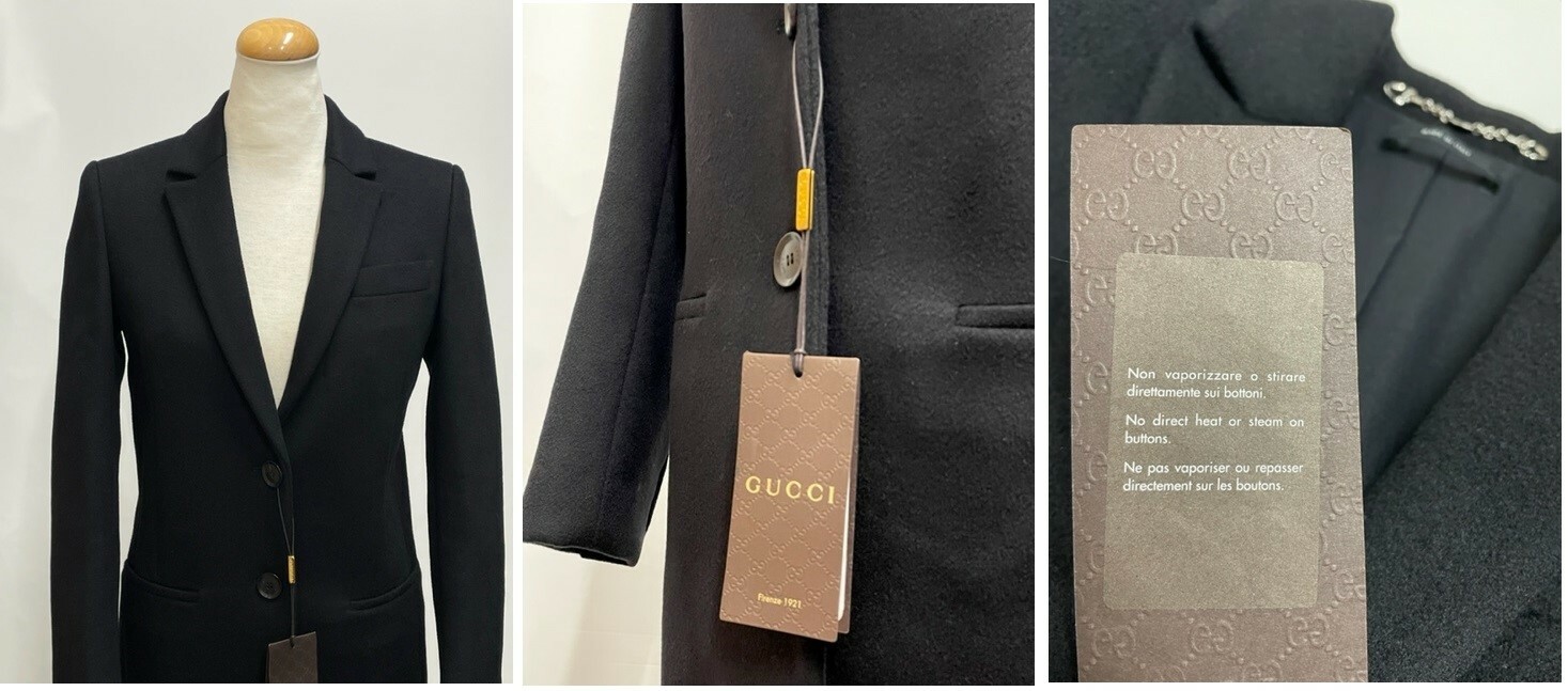 楽天市場】グッチ【GUCCI】ウールコート 36シングルブレスト