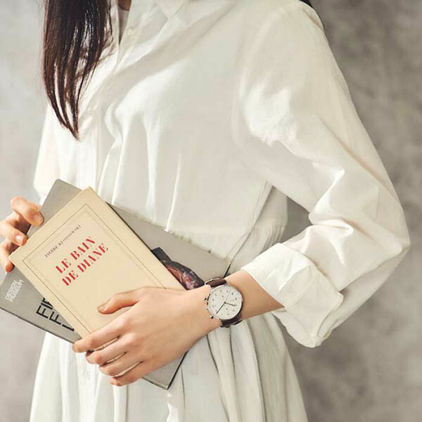 楽天市場】Knot ノット 時計 クラシック クロノグラフ アラビック